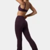 Soft Active-byxor med rynkad vid byxben i färgen Plum Soft Active-byxor med rynkad vid byxben i färgen Plum