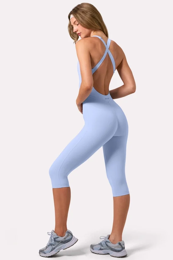 Soft Active Capri-jumpsuit i färgen Sky Soft Active Capri-jumpsuit i färgen Sky