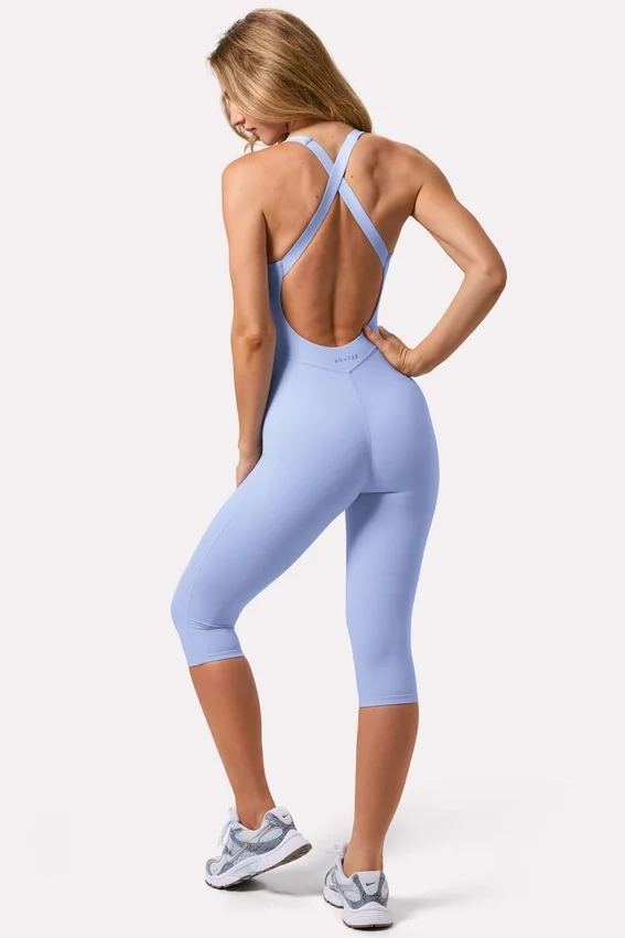 Soft Active Capri-jumpsuit i färgen Sky Soft Active Capri-jumpsuit i färgen Sky