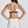 Soft Active Contrast minishorts i elfenben Soft Active Contrast minishorts i elfenben