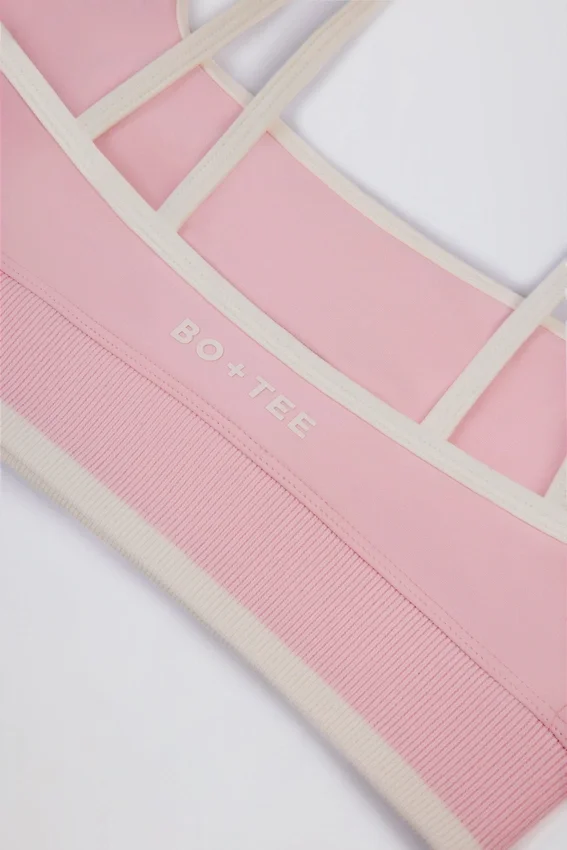 Soft Active Contrast sport-BH i puderrosa Soft Active Contrast sport-BH i puderrosa