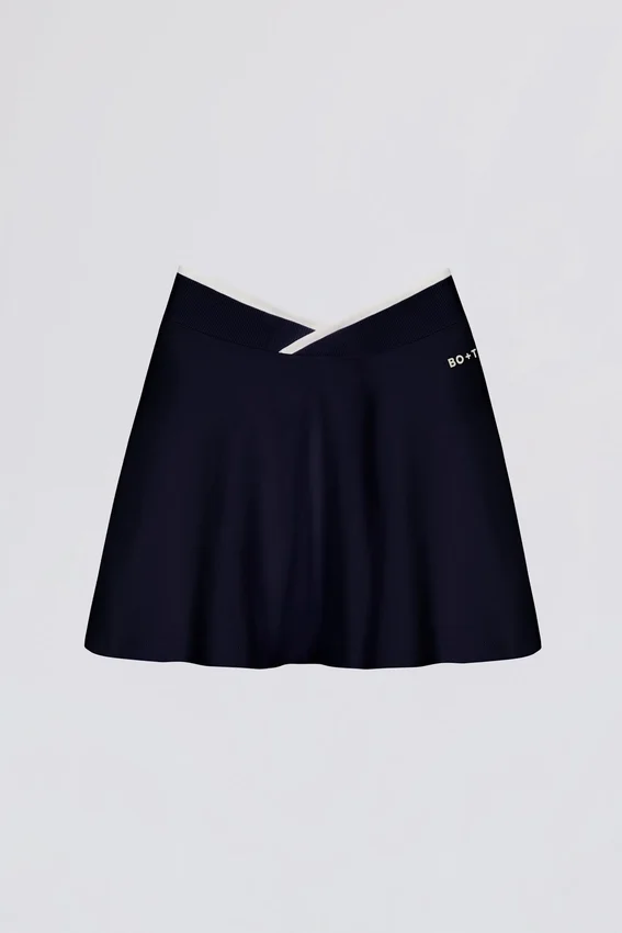 Soft Active Crossover Mini Skort i Classic Navy Soft Active Crossover Mini Skort i Classic Navy