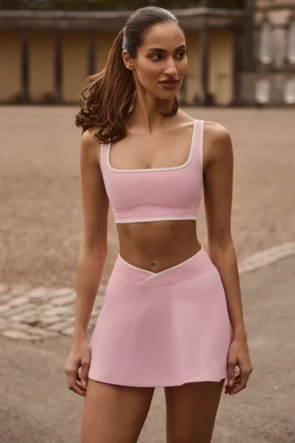 Soft Active Crossover Mini Skort i puderrosa Soft Active Crossover Mini Skort i puderrosa