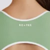 Soft Active-helbody med öppen rygg i grönt Soft Active-helbody med öppen rygg i grönt