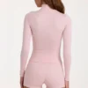 Soft Active-jacka med dragkedja i Blush Marl Soft Active-jacka med dragkedja i Blush Marl
