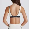 Soft Active Layered Sports Bra i Ivory Soft Active Layered Sports Bra i Ivory