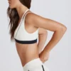 Soft Active Layered Sports Bra i Ivory Soft Active Layered Sports Bra i Ivory