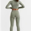 Soft Active-leggings i full längd i bambugrönt Soft Active-leggings i full längd i bambugrönt