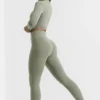 Soft Active-leggings i full längd i bambugrönt Soft Active-leggings i full längd i bambugrönt