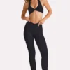 Soft Active-leggings i full längd i svart Soft Active-leggings i full längd i svart