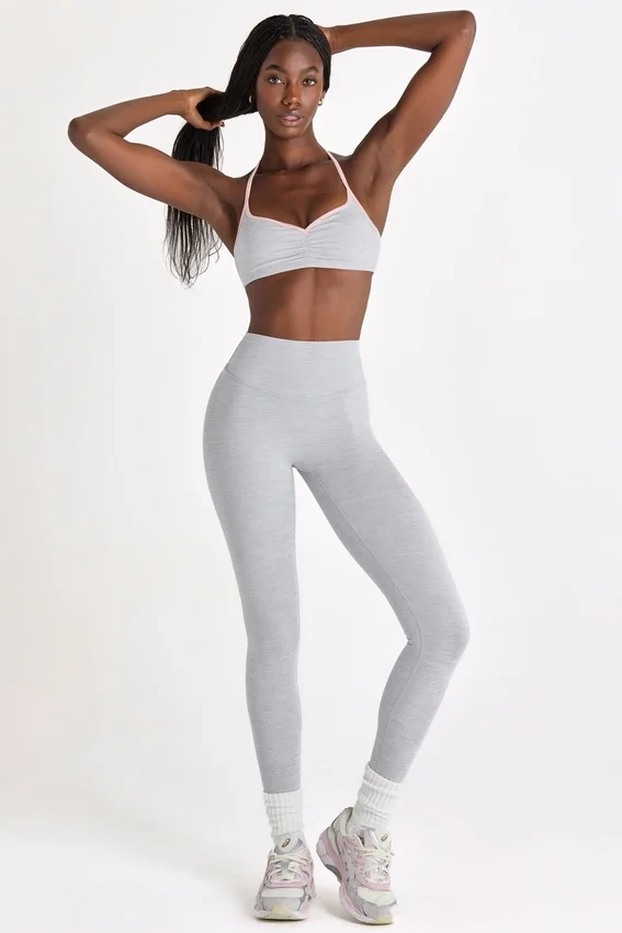 Soft Active-leggings i gråmelerat Soft Active-leggings i gråmelerat