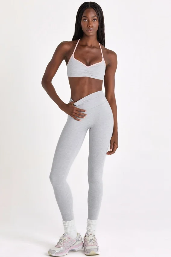 Soft Active-leggings i gråmelerat Soft Active-leggings i gråmelerat