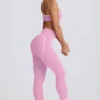 Soft Active-leggings med medelhög midja i dammrosa Soft Active-leggings med medelhög midja i dammrosa