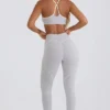 Soft Active-leggings med medelhög midja i grått Soft Active-leggings med medelhög midja i grått