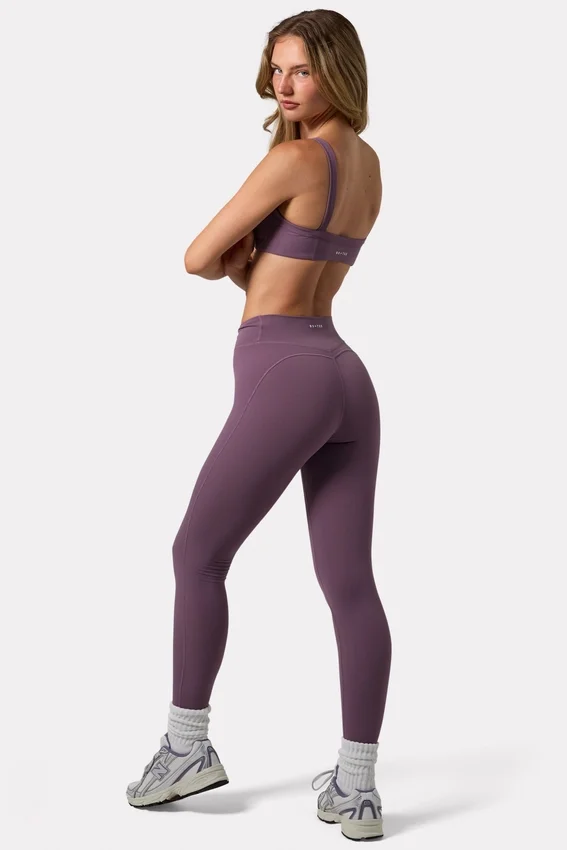 Soft Active-leggings med rynkad midja i färgen Dusk Soft Active-leggings med rynkad midja i färgen Dusk
