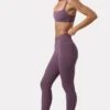 Soft Active-sport-BH med sömdetaljer i Dusk