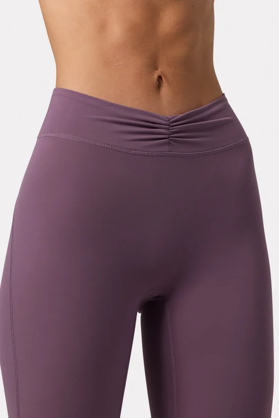 Soft Active-leggings med rynkad midja i färgen Dusk Soft Active-leggings med rynkad midja i färgen Dusk