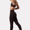 Soft Active-leggings med rynkad midja i färgen Espresso Soft Active-leggings med rynkad midja i färgen Espresso