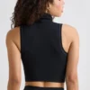 Soft Active-linne med hög hals i svart Soft Active-linne med hög hals i svart