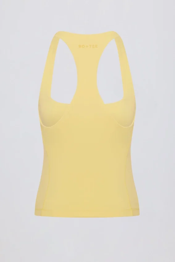 Soft Active-linne med racerback i färgen Lemon Soft Active-linne med racerback i färgen Lemon