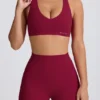 Soft Active minishorts i burgundy Soft Active minishorts i burgundy