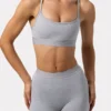 Soft Active minishorts i gråmelerat Soft Active minishorts i gråmelerat