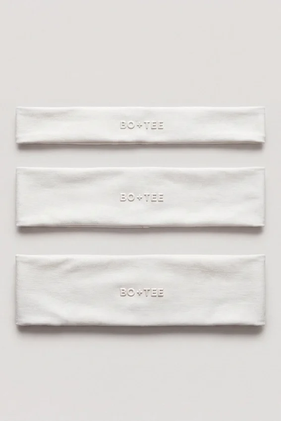Soft Active-pannband, 3-pack i färgen Milk Soft Active-pannband, 3-pack i färgen Milk