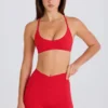 Soft Active Pocket V-Waist Mini Shorts i Strawberry Red Soft Active Pocket V-Waist Mini Shorts i Strawberry Red