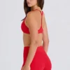 Soft Active Pocket V-Waist Mini Shorts i Strawberry Red Soft Active Pocket V-Waist Mini Shorts i Strawberry Red
