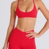 Soft Active Pocket V-Waist Mini Shorts i Strawberry Red Soft Active Pocket V-Waist Mini Shorts i Strawberry Red
