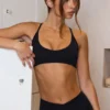 Soft Active Racerback Sports Bra i svart Soft Active Racerback Sports Bra i svart