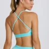 Soft Active-sport-BH med korsad rygg i aqua Soft Active-sport-BH med korsad rygg i aqua