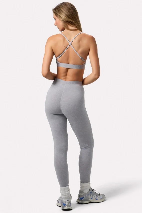 Soft Active-leggings i gråmelerat Soft Active-leggings i gråmelerat