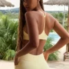 Soft Active-sport-BH med racerback i färgen Lemon Soft Active-sport-BH med racerback i färgen Lemon