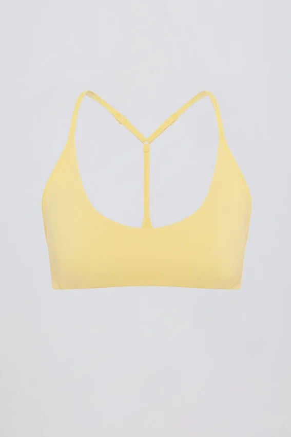 Soft Active-sport-BH med racerback i färgen Lemon Soft Active-sport-BH med racerback i färgen Lemon