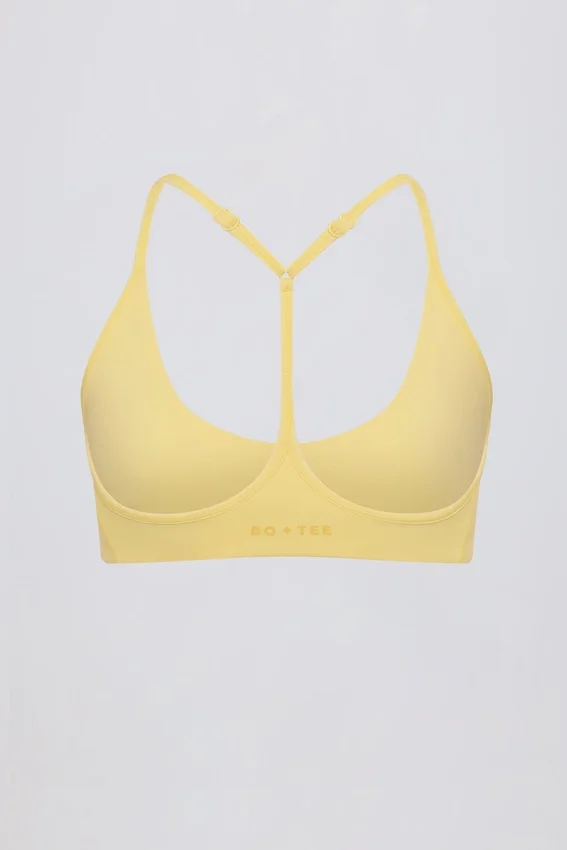 Soft Active-sport-BH med racerback i färgen Lemon Soft Active-sport-BH med racerback i färgen Lemon