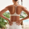 Soft Active-sport-BH med racerback i krämfärg Soft Active-sport-BH med racerback i krämfärg
