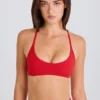 Soft Active sport-BH med racerback i Strawberry Red Soft Active sport-BH med racerback i Strawberry Red