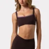 Soft Active-sport-BH med sömdetaljer i färgen Espresso Soft Active-sport-BH med sömdetaljer i färgen Espresso