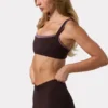 Soft Active-sport-BH med sömdetaljer i färgen Espresso Soft Active-sport-BH med sömdetaljer i färgen Espresso