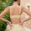 Soft Active sport-BH med sömdetaljer i färgen Lemon Soft Active sport-BH med sömdetaljer i färgen Lemon