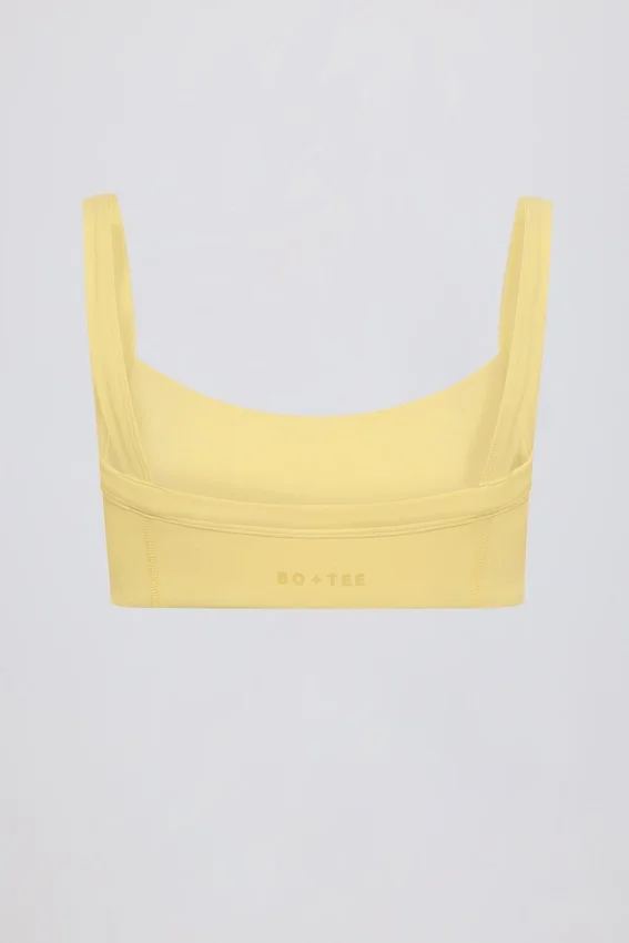 Soft Active sport-BH med sömdetaljer i färgen Lemon Soft Active sport-BH med sömdetaljer i färgen Lemon