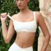 Soft Active-sport-BH med sömdetaljer i krämfärg Soft Active-sport-BH med sömdetaljer i krämfärg