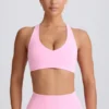 Soft Active sport-BH med V-ringning i babyrosa Soft Active sport-BH med V-ringning i babyrosa