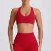 Soft Active sport-BH med V-ringning i Hot Red Soft Active sport-BH med V-ringning i Hot Red