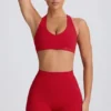 Soft Active sport-BH med V-ringning i Hot Red Soft Active sport-BH med V-ringning i Hot Red
