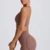 Soft Active sport-BH med V-ringning i Mocha Soft Active sport-BH med V-ringning i Mocha