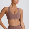 Soft Active sport-BH med V-ringning i Mocha Soft Active sport-BH med V-ringning i Mocha