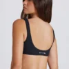 Soft Active sport-BH med vridet framsida i svart Soft Active sport-BH med vridet framsida i svart