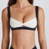 Soft Active sport-BH med vridet framsida i svart Soft Active sport-BH med vridet framsida i svart